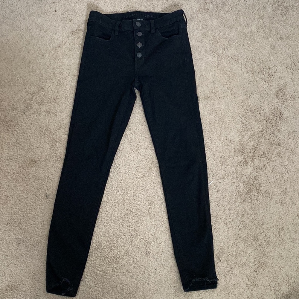 AE Black High Waisted Jeans